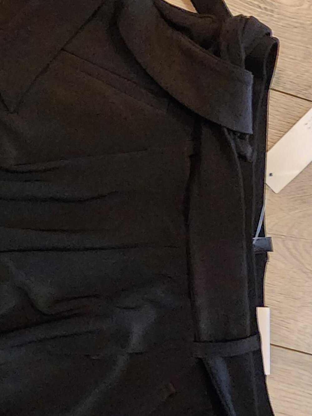 Black lightweight pull on pants